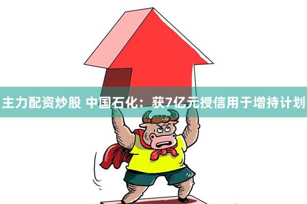 主力配资炒股 中国石化：获7亿元授信用于增持计划